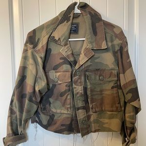 Abercrombie & fitch camo jacket